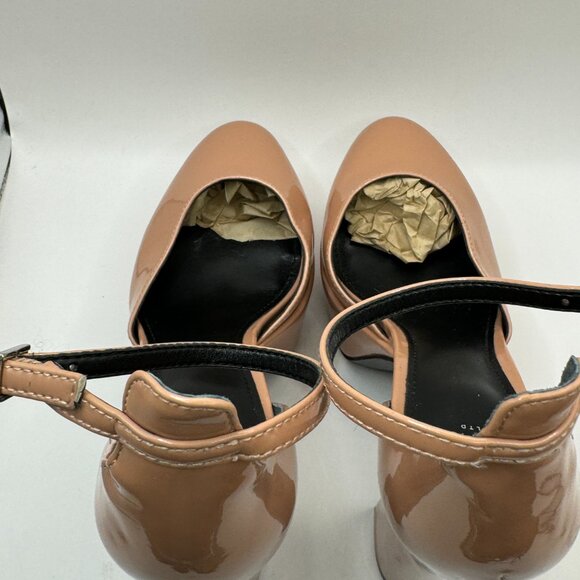 New Marc Fisher Lucah Platform Heel Blush Patent Women Heels Size 6 MSRP $150 - Picture 7 of 10